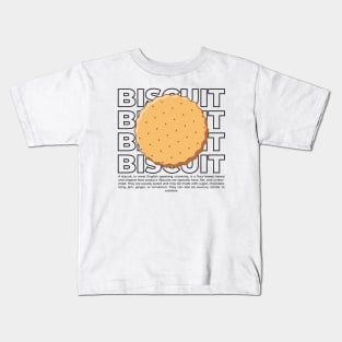 Biscuit with text Kids T-Shirt